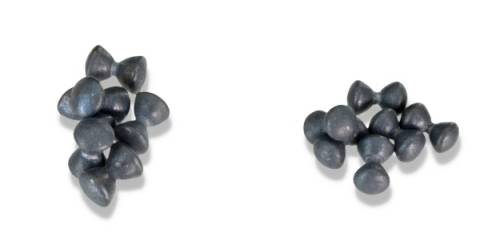 Raven and Wolf Raw Lead Dumbbell Eyes